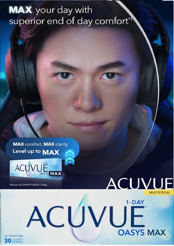 ACUVUE OASYS MAX 1-Day for MULTIFOCAL | Sharp Near & Far Vision